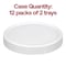Smarty Had A Party 14 Clear Pavilion Round Disposable Plastic Trays 24 Trays, 24PK 2689-CL-CASE - alternate 4