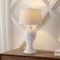 Jonathan Y Elicia 31 in. Coastal Bohemian Hand Woven Water Hyacinth Urn LED Table Lamp, White JYL1015D - alternate 7
