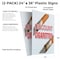 Signmission Discount Cigarettes, Plastic Signs Only 24 Inch x 36 Inch, Corrugated Plastic, 2PK CSB-2436-2PACK-Discount Cigarettes - alternate 2