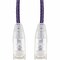 Add-On 3FT RJ-45 MALE TO RJ-45 MALE STRAIGHT PURPLE CAT6 SLIM UTP COPPER PVC ADD-3FSLCAT6-PE - alternate 1