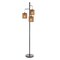 Jonathan Y Isla 70.75" 3-Light Mid-Century Bohemian Metal/Rope LED Floor Lamp, Black/Natural JYL1150A - alternate 7