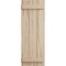 Ekena Millwork Rustic Three Board Joined Board-n-Batten Riverwood Faux Wood Shutters, 16 1/2W x 32H, PR SHUBJS16X32RWPR - alternate 16