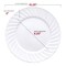 Smarty Had A Party 10.25" White Flair Plastic Dinner Plates (144 Plates), 144PK 210W-CASE - alternate 6