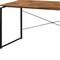 Homeroots 47" Brown and Black Writing Desk 491459 - alternate 4