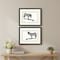Homeroots Set Of Two Stand By Me Black Framed Wall Art, 2PK 653074 - alternate 4