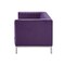 Homeroots 85" Purple Velvet Manufactured Wood Sofa 543975 - alternate 10