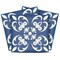 Homeroots 4" X 4" Wedgwood Blue And White Peel And Stick Removable Tiles 390888 - alternate 1