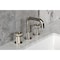 Kingston Brass Widespread Bathroom Faucet with Push Pop-Up Drain, Polished Nickel KS1416RNK - alternate 4