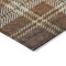 Homeroots 3' X 5' Chocolate Copper And Gold Plaid Washable Indoor Outdoor Area Rug 596321 - alternate 6