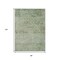 Homeroots 8' X 10' Artichoke Green And Ivory Abstract Washable Indoor Outdoor Area Rug 631584 - alternate 8