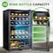 Nutrichef 33 Bottle Wine Fridge, Black PKCWCDS335 - alternate 4