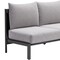Homeroots 78" Gray Polypropylene Sofa 667661 - alternate 6