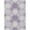 Homeroots 8' X 10' Purple And Ivory Geometric Washable Indoor Outdoor Area Rug 593627 - alternate 6