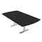 Skutchi Designs 7ft Arc Rectangle Conference Table With Power | Harmony Series | 6 Person Meeting Room Table HAR-AREC-48X84-T-U999ST19-NA - alternate 1