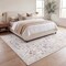 Jonathan Y Primrose Art Nouveau Floral Border Non-Slip Machine-Washable Cream/Pink 4 ft. x 6 ft. Area Rug BTF100C-4 - alternate 5