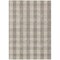 Homeroots 3' X 5' Beige And Brown Plaid Washable Indoor Outdoor Area Rug 595457 - alternate 7