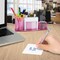 Acrimet Millennium Desktop Organizer Cup Caddy Plastic with 200 Sheets Memo Paper Clear Pink Color 740.8 - alternate 7