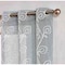 Homeroots Set of Two 96"  Silver Boho Embroidered Window Panels, 2PK 473426 - alternate 6