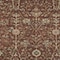 Homeroots 8' X 10' Brown Tan And Red Floral Washable Indoor Outdoor Area Rug 603434 - alternate 6