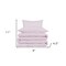Homeroots Lilac King Cotton Blend 1000 Thread Count Washable Duvet Cover Set 528120 - alternate 4
