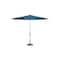Treasure Garden 11 ft Patio Umbella, aluminum, fiberglass ribs, outdoor, Peacock UM841-SS 7943 Peacock - alternate 1