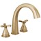 Delta Stryke Three Hole Roman Tub Trim, 12.25 in, Lumicoat Champagne Bronze T27776-CZ-PR - alternate 1