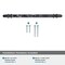 Amerock Carrione 8 inch 203mm Center-to-Center Marble Black/Black Bronze Cabinet Pull BP36663MBKBBR - alternate 3
