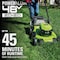 Greenworks 24V, 2 x 24V 21'' Self-Propelled Lawn Mower with, 2 5.0 Ah Batteries & Dual-Port Charger 2532502 - alternate 7