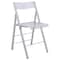 Leisuremod Menno Modern Acrylic Folding Chair, Clear MF15CL - alternate 1