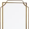 Homeroots 40" Gold Metal Geo Scallop Accent Mirror 574047 - alternate 7