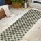 Jonathan Y Aimee Traditional Cottage Checkerboard Green/Cream 2 ft. x 8 ft. Indoor/Outdoor Runner Rug TSN204D-28 - alternate 8