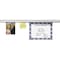 Advantus Grip-A-Strip Display Rails, 1.5" x 12", Satin Aluminum 1025 - alternate 1