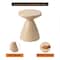Leisuremod Dune 17 in Round Fiberstone Side Table, Pedestal Base, Weatherproof, Fully Assembled DST17BG - alternate 9