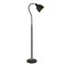 Homeroots 68" Black Adjustable Reading Floor Lamp With Black Dome Shade 523565 - alternate 8
