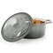 Megachef 2.7 Quart Round Enameled Cast Iron Casserole in Gradient Gray 750124512M - alternate 1