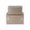 Homeroots Set of Two Gray Wood And Shagreen Box With Lid, 2PK 489357 - alternate 6