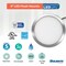 Bulbrite 5" Round 10.3-W 3000K LED Flush Mount Light, 850 Lumens, Nickel Finish 773602 - alternate 4