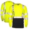 Dome75 Hi-Vis Long Sleeve Shirt, ANSI/ISEA 107-2020 Class 3, 100% Polyester Birds-Eye Mesh, MD DSL1432 - alternate 1