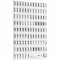 Mastervision Letter and Number Label Set, Vinyl KT2220 - alternate 3