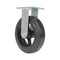 Vestil Rubber Rigid Caster 8 In. Diameter x 2 In. Width 551 Lb. Capacity Black CST-VE-8X2MR-R - alternate 6