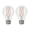 Bulbrite 60-Watt Equivalent Warm White Light A19 Dimmable Filament JA8 LED Light Bulb, 2PK 861592 - alternate 1