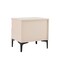 Manhattan Comfort Amara Nightstand in Pale Rose and White NS006-PK - alternate 8