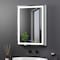 Fab Glass And Mirror 18in in. Frameless Round Mirror with Safety Backing, 1in Beveled Edge Wall Mounted Hooks Bathroom HC20X28-CB - alternate 5