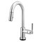 Brizo Litze Smarttouch Pull-Down Prep Faucet with Arc Spout, Knurled Handle Chrome 64943LF-PC - alternate 2