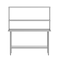 Flash Furniture Reese Work Table, 18 Gauge Stainless Steel Top Shelf and Double Overshelves and Undershelf NH-WT-2460-OSH-GG - alternate 7