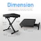 Pyle Pyle Adjustable Padded Keyboard Piano Bench - X-Style Foldable, Three Height Positions, Foam Cushion PKST52 - alternate 11