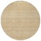 Homeroots 8' Gold And Ivory Round Chevron Washable Indoor Outdoor Area Rug 612258 - alternate 6