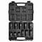 Sunex 3/4 in Drive Metric 6 Point Deep & 4 Point Square Budd Wheel 11-Piece Impact Socket Set 4011M - alternate 1