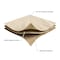 Pure Garden Round Outdoor Table Cover - 94in Heavy-Duty 600D Polyester Canvas with UV 50+ and Waterproof Backing 50-LG1300 - alternate 18