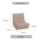 Deko Living Brown Compressed Foam Chair CIF50119LST - alternate 7